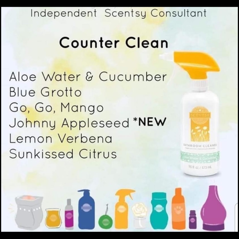 Scentsy counter cleaner.